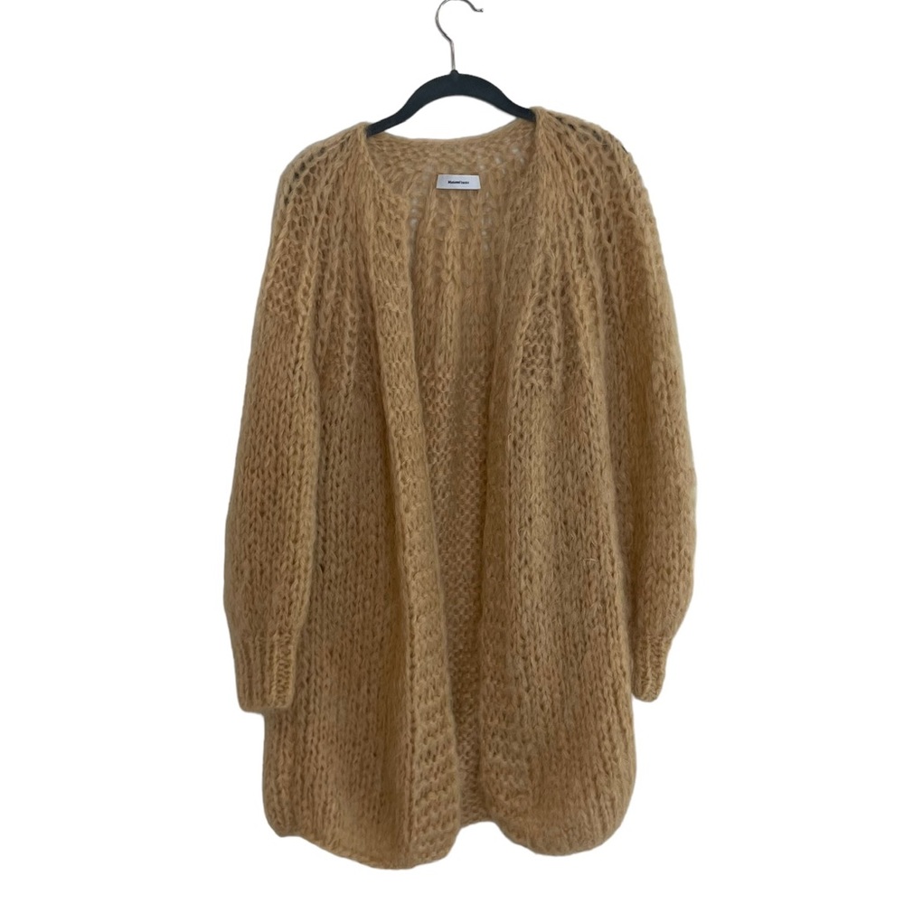 Maiami Camel Mohair Cardigan